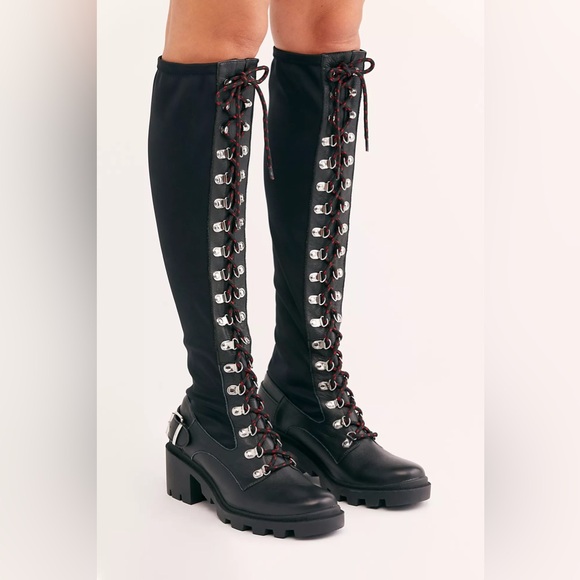 NEW Free People X Silent D Arlo Hiker Boots - Picture 11 of 12